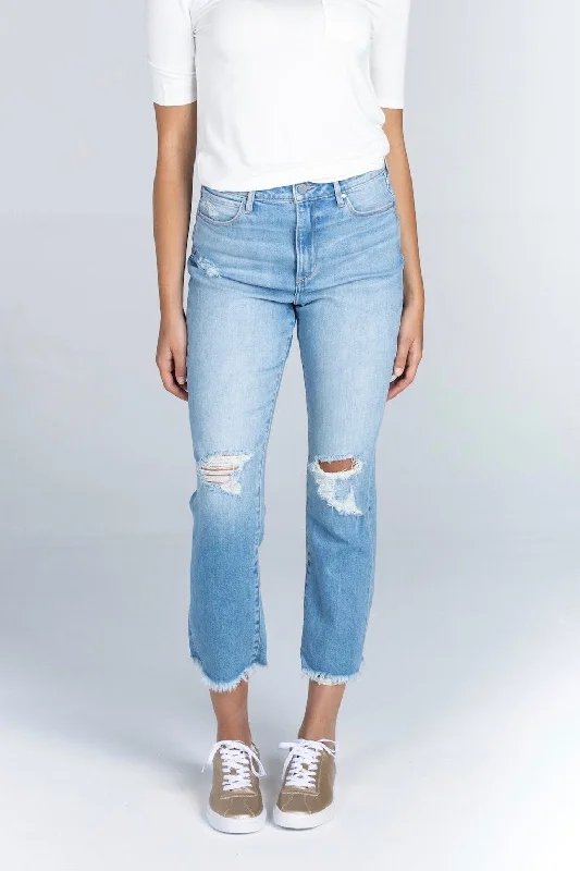 Kate Jean Fashionable Straight Cut Jeans