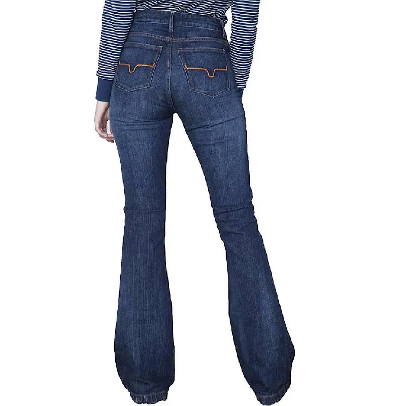 Ladies Kimes Jennifer Blue Jean Fashionable Cropped Denim Jeans