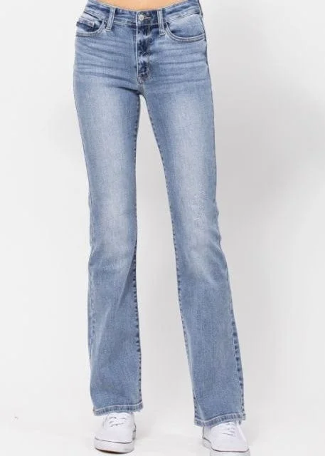 Mid-Rise Bootcut Jean | Judy Blue Comfortable Full-Length Denim Jeans