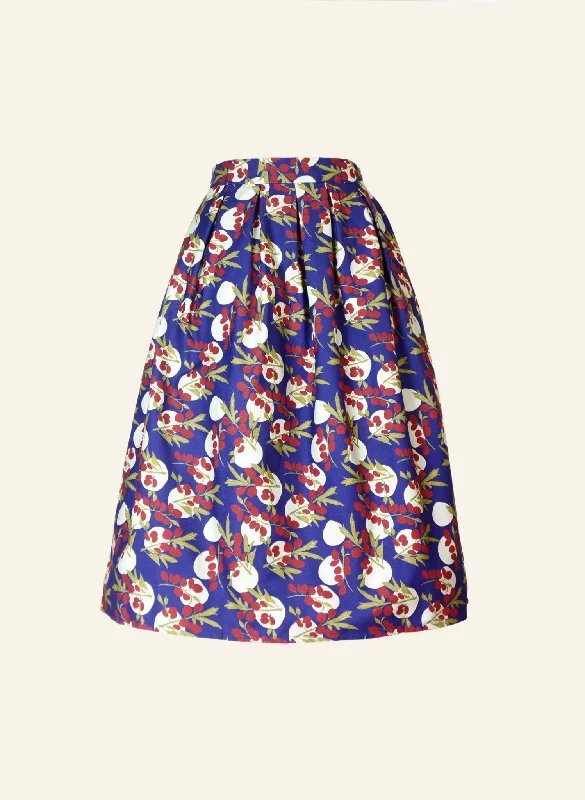 Ada - Navy Damson Skirt boho skirt vibe