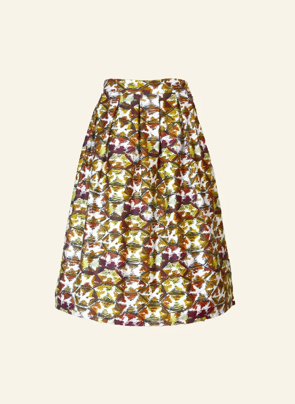 Ada - Tortoiseshell Skirt seamless skirt comfort