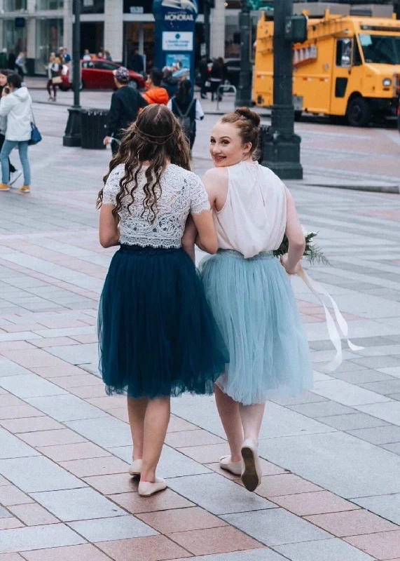 Custom Claire Soft Tulle Skirt lightweight skirt design