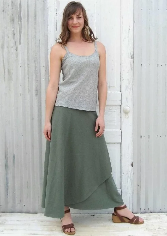 Montana Wrap Skirt (Custom Made) corduroy skirt textured