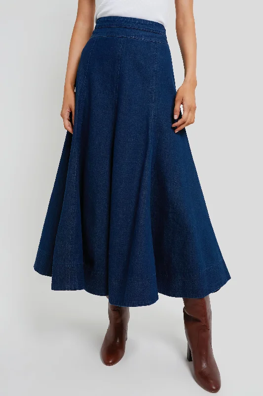 Dark Denim Brynn Skirt pencil skirt chic