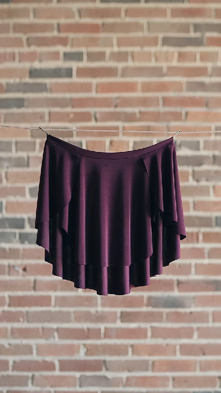 DIANA PLUM SLINKY SKIRT zip skirt side