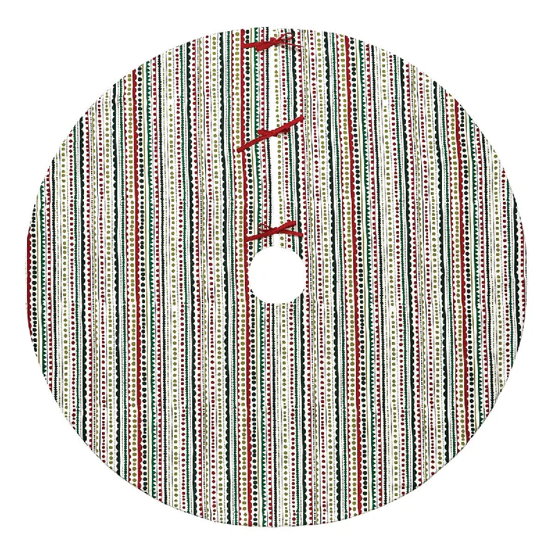 Jingle Jangle Tree Skirt 60" - Park Designs corduroy skirt textured