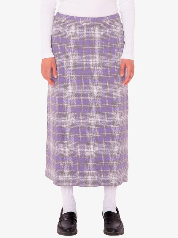 Belmont Plaid Skirt velvet skirt plush