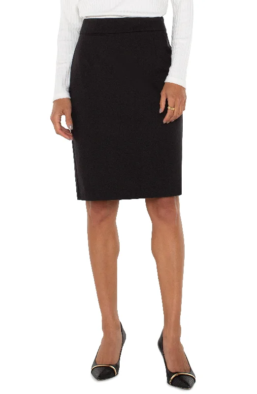 PETITE PENCIL SKIRT wool skirt thick