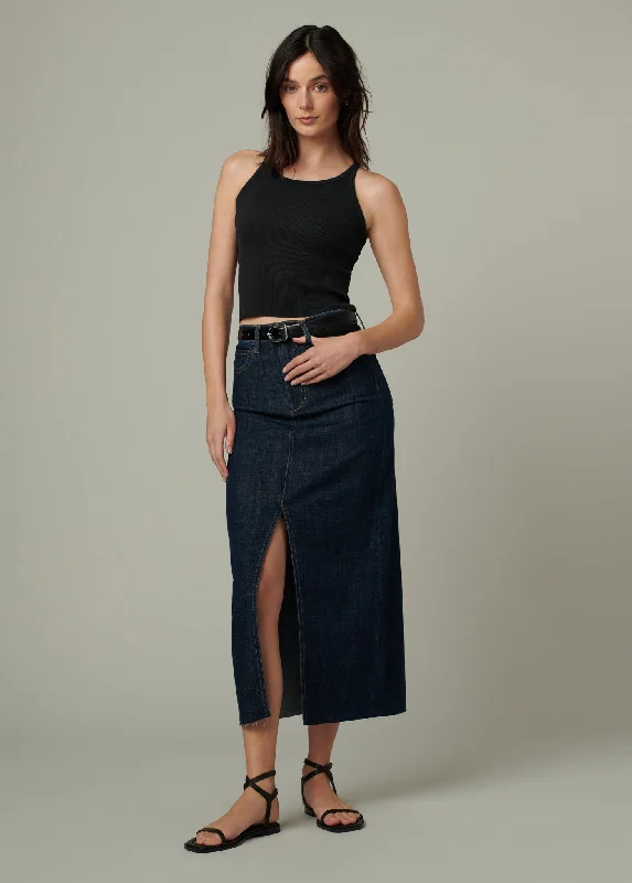 THE EVA MAXI SKIRT slim fit skirt