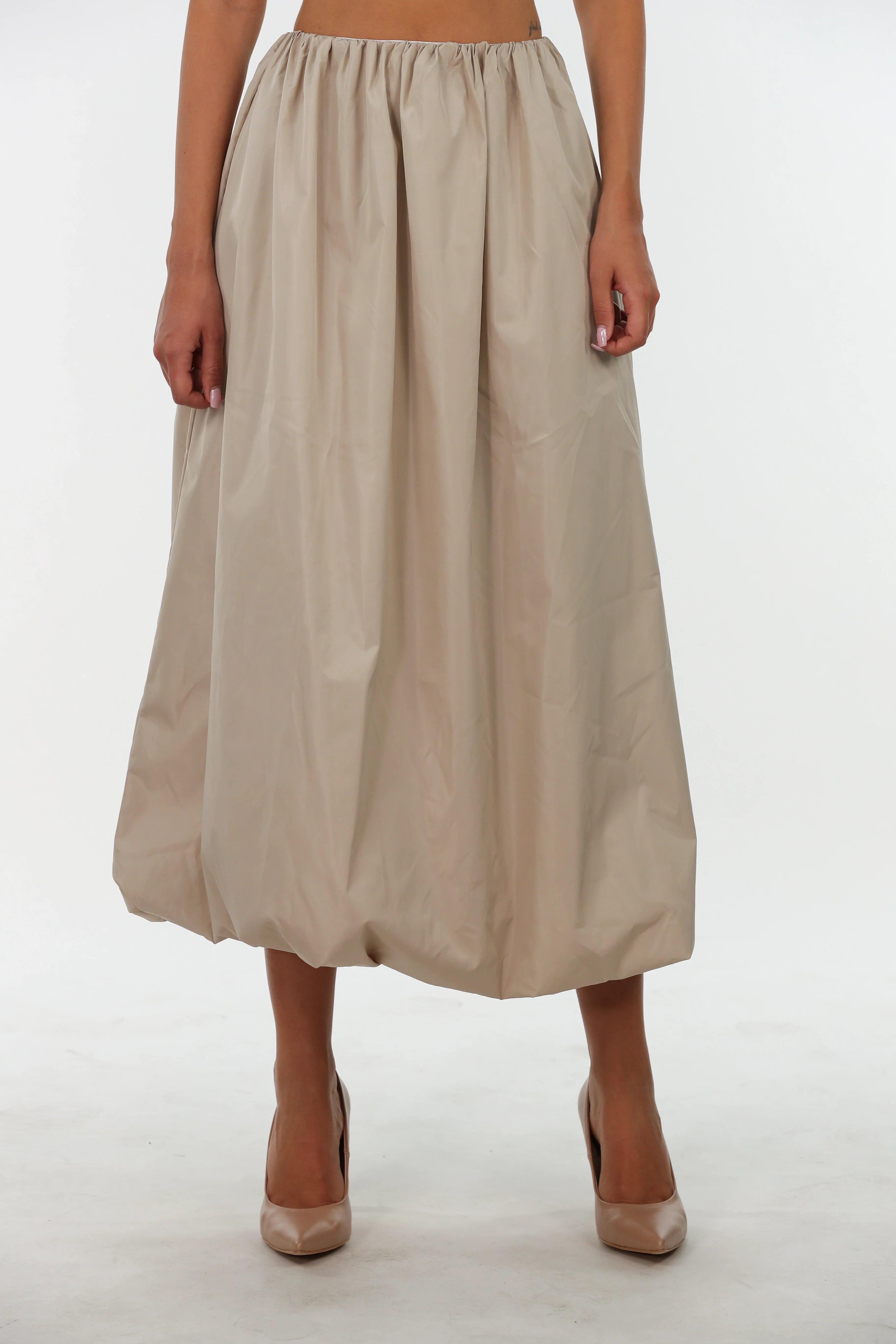 Parachute Beige Skirt cashmere skirt soft